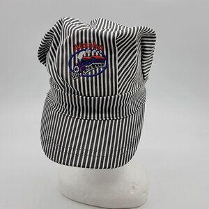 NWT Alaska Headgear‎ Arctic Express Train Conductor Striped Stretch Cap Hat NEW